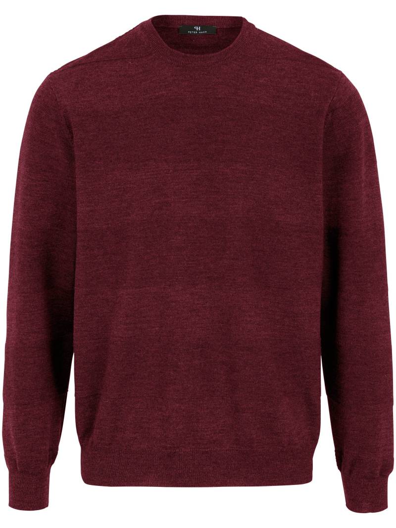 Rundhals-Pullover aus 100% Schurwolle FILIVIVI Peter Hahn rot Größe: 48 von Peter Hahn