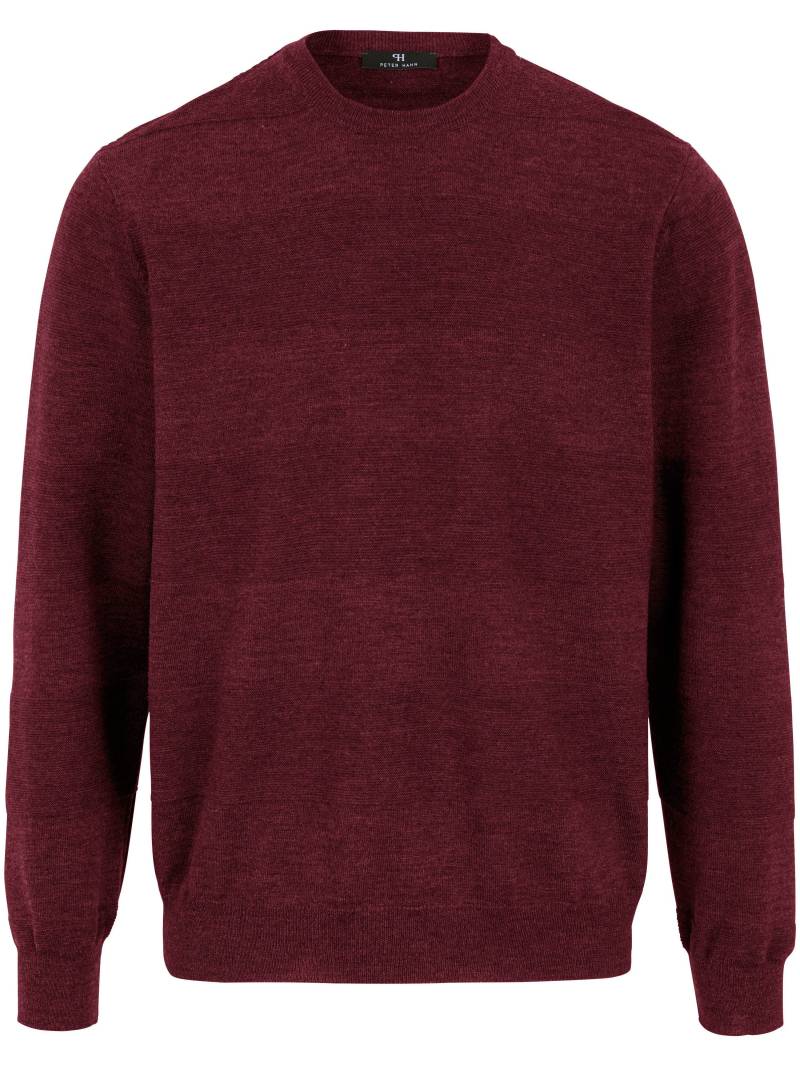 Rundhals-Pullover aus 100% Schurwolle FILIVIVI Peter Hahn rot Größe: 52 von Peter Hahn