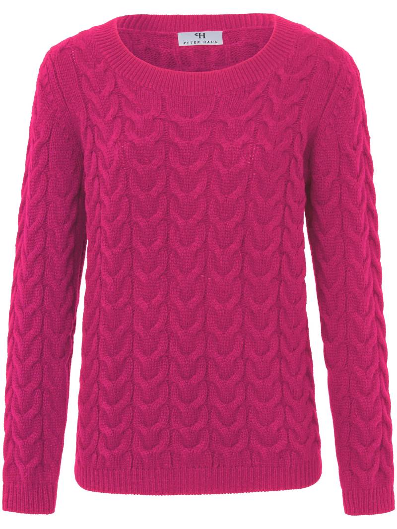 Rundhals-Pullover aus 100% Softwool Peter Hahn pink Größe: 40 von Peter Hahn