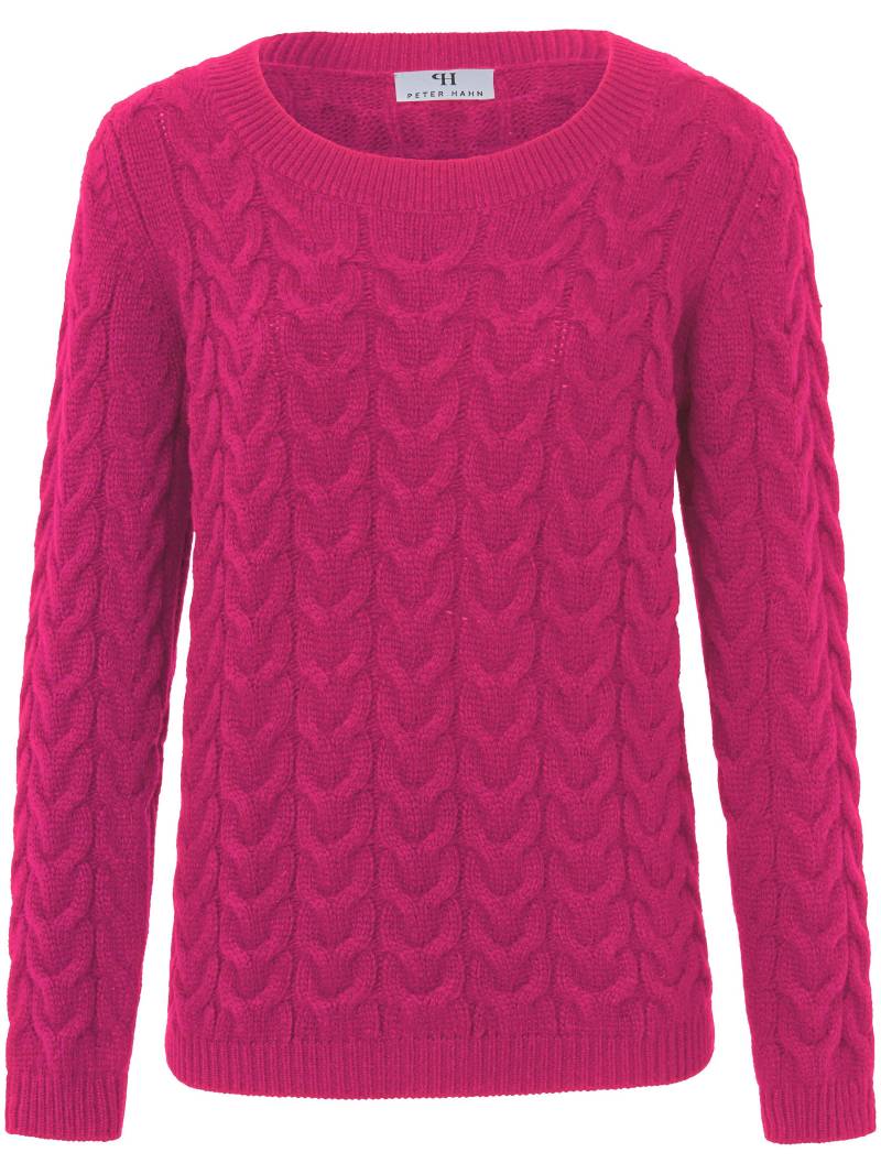 Rundhals-Pullover aus 100% Softwool Peter Hahn pink Größe: 42 von Peter Hahn