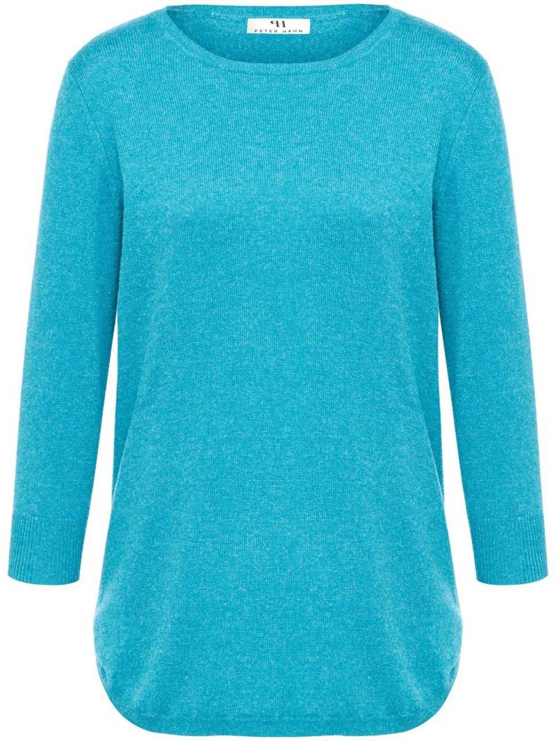 Rundhals-Pullover aus Seide Kaschmir Peter Hahn blau Größe: 40 von Peter Hahn