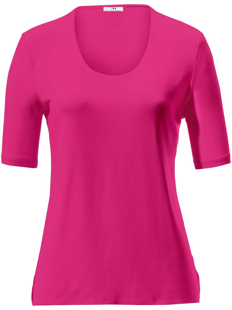 Rundhals-Shirt Peter Hahn pink Größe: 48 von Peter Hahn
