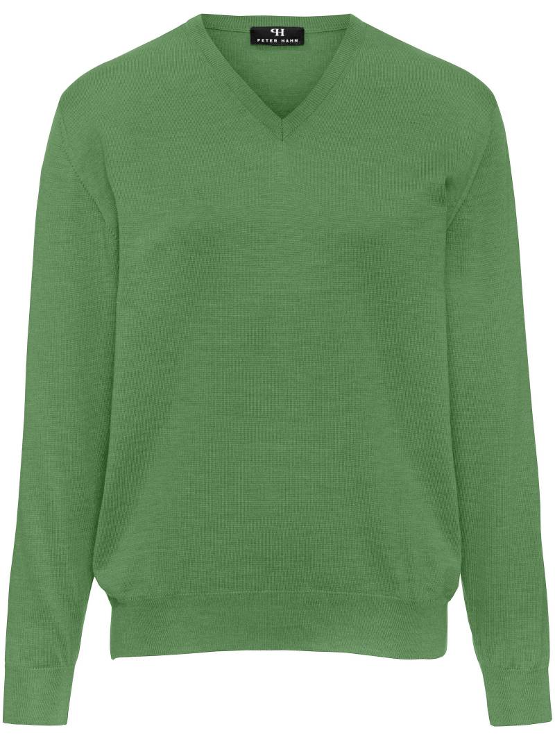 V-Pullover aus 100% Schurwolle-Merino extrafein Peter Hahn grün Größe: 54 von Peter Hahn