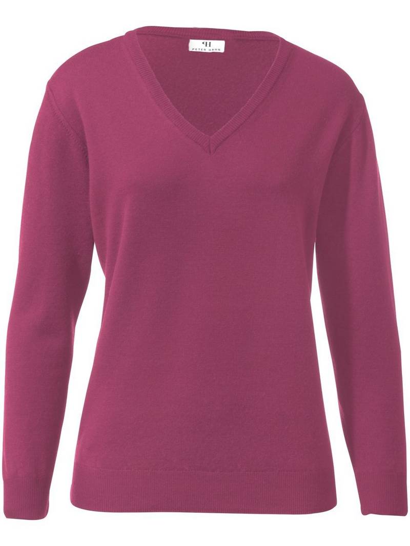 V-Pullover aus 100%Schurwolle Pure Tasmanian Wool Peter Hahn pink Größe: 38 von Peter Hahn