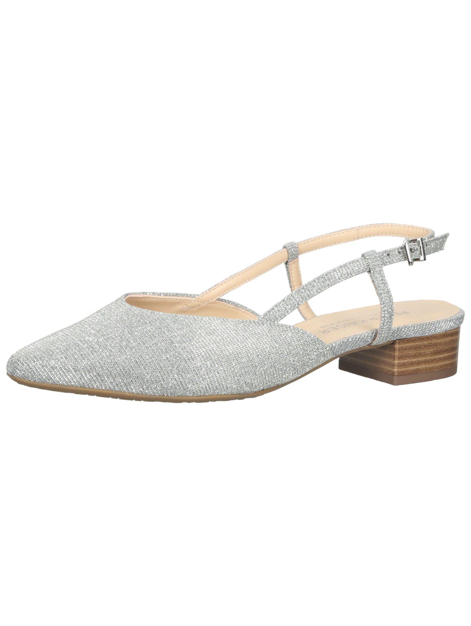 Ballerinas Damen Silber 35.5 von Peter Kaiser