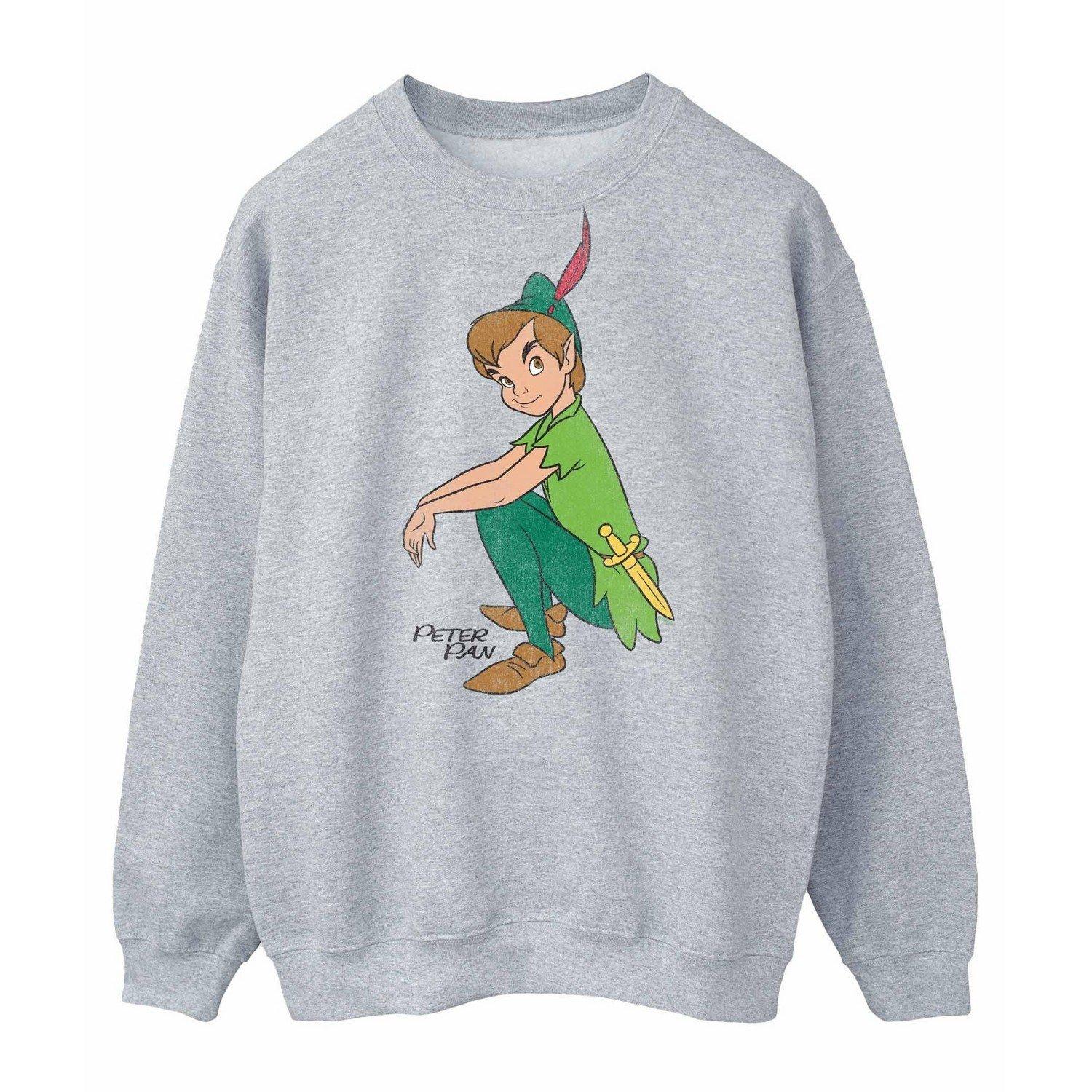 Classic Sweatshirt Herren Grau L von Peter Pan