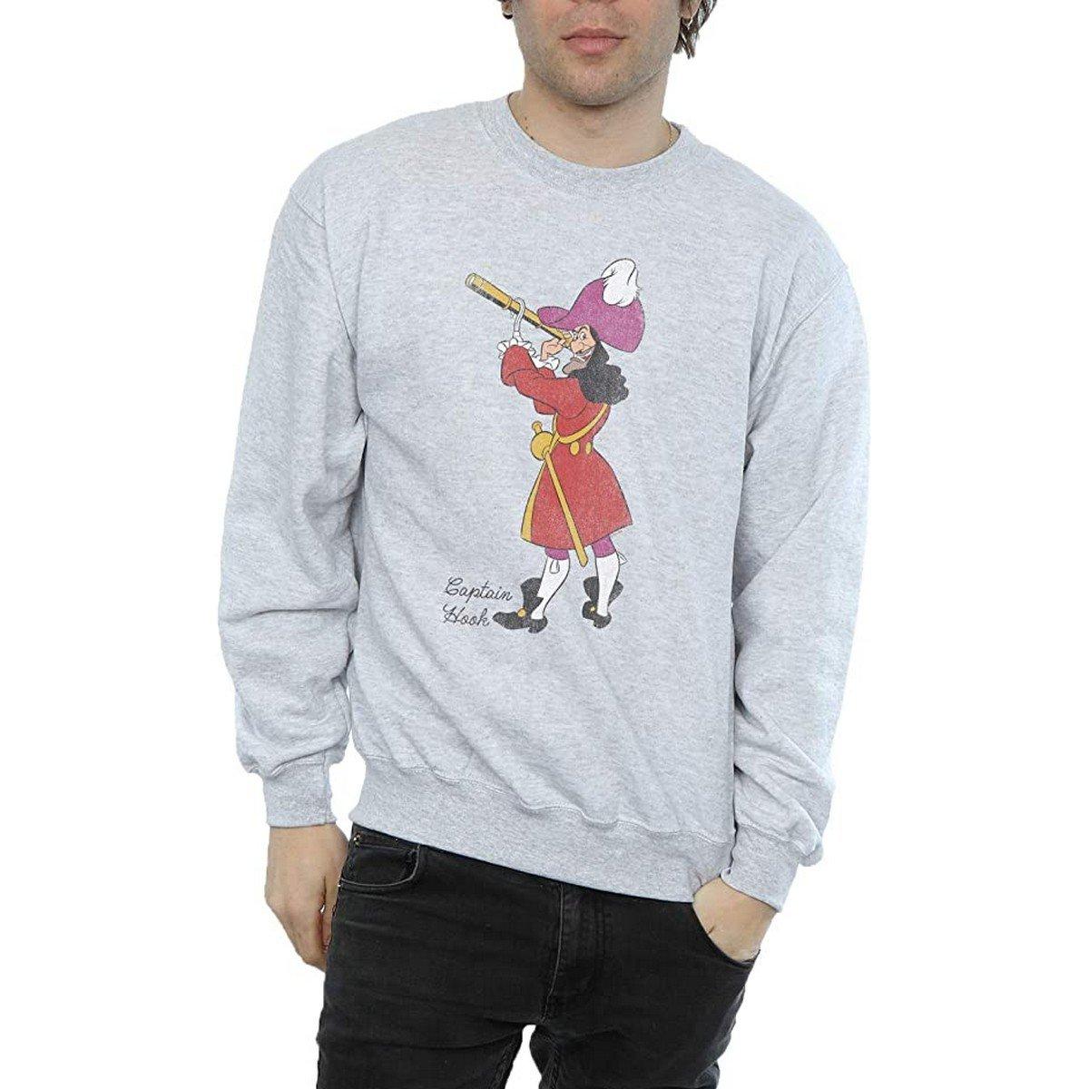 Classic Sweatshirt Herren Grau S von Peter Pan