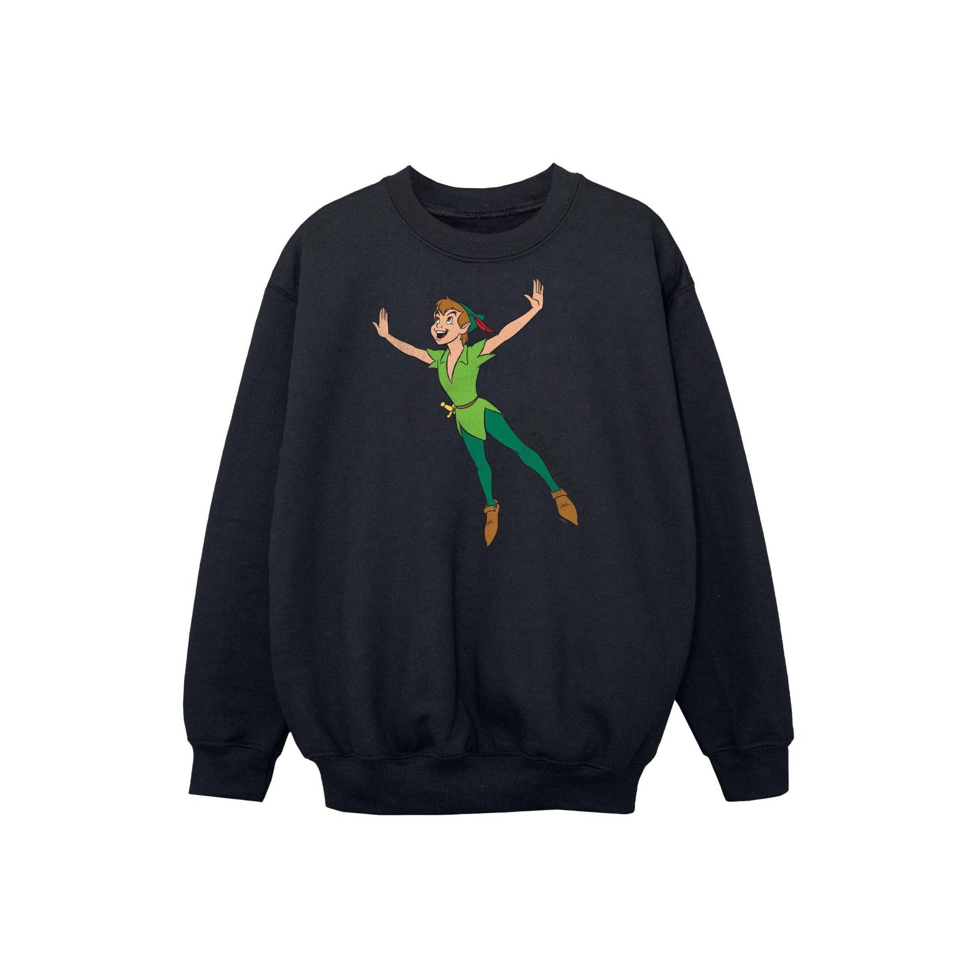 Classic Sweatshirt Mädchen Schwarz 128 von Peter Pan