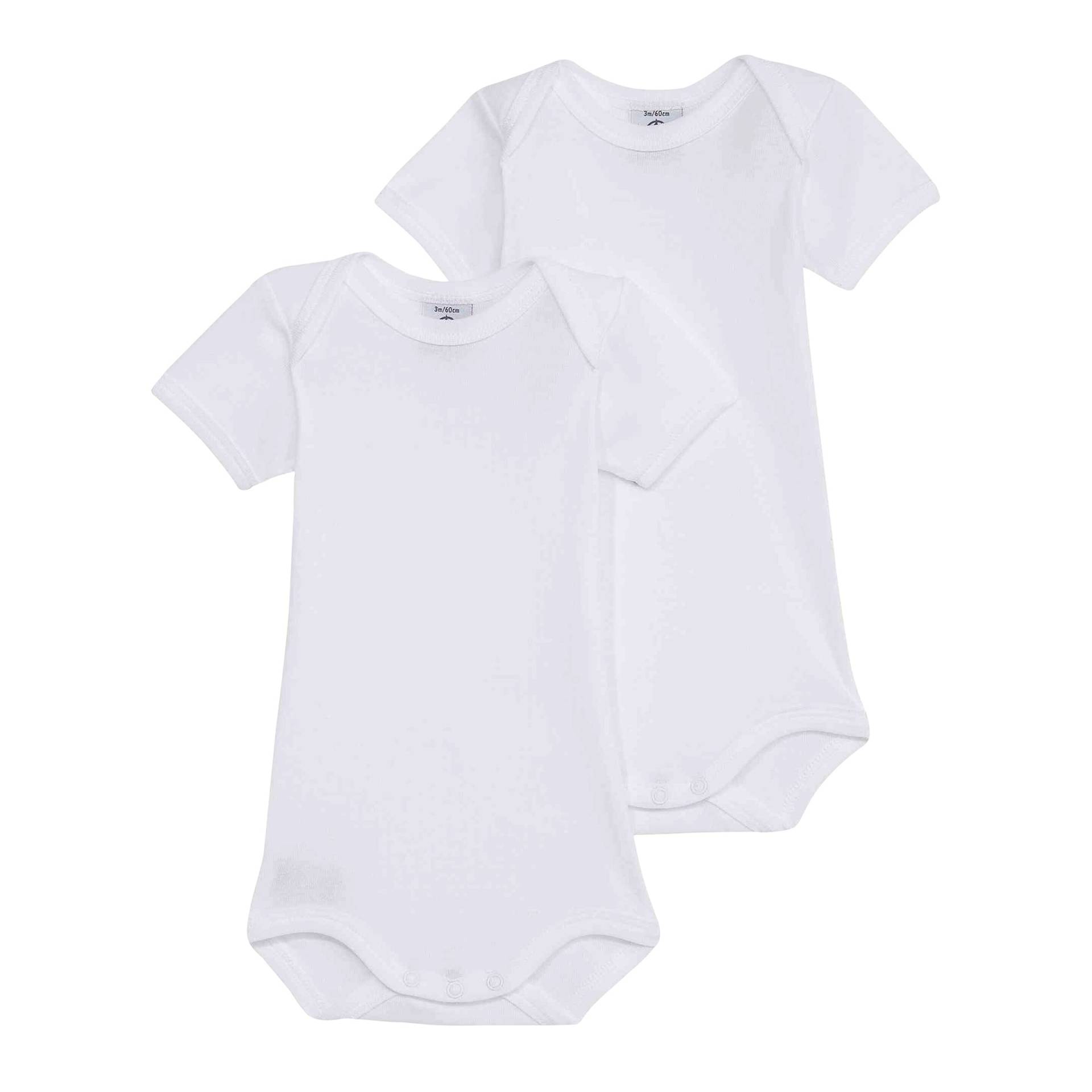 2er-Pack Bodys kurzarm von Petit Bateau