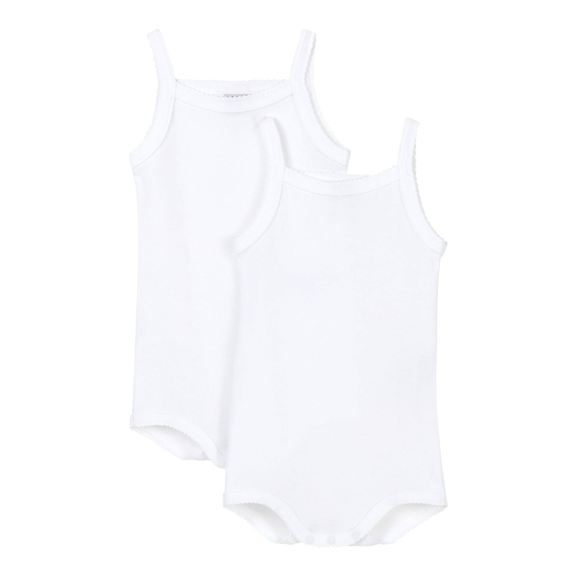 2er-Pack Bodys ohne Arm von Petit Bateau