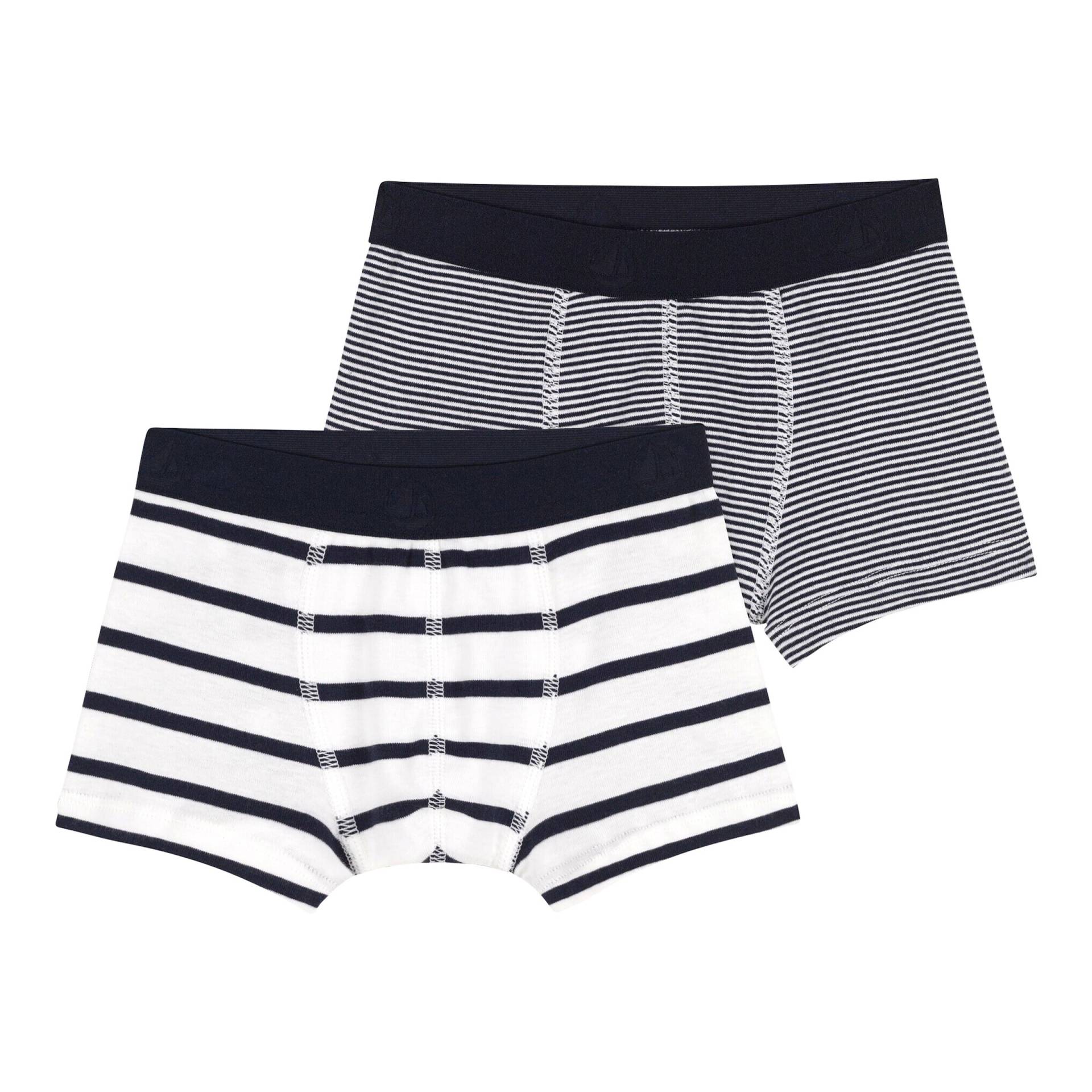 2er-Pack Boxershorts Ringel von Petit Bateau