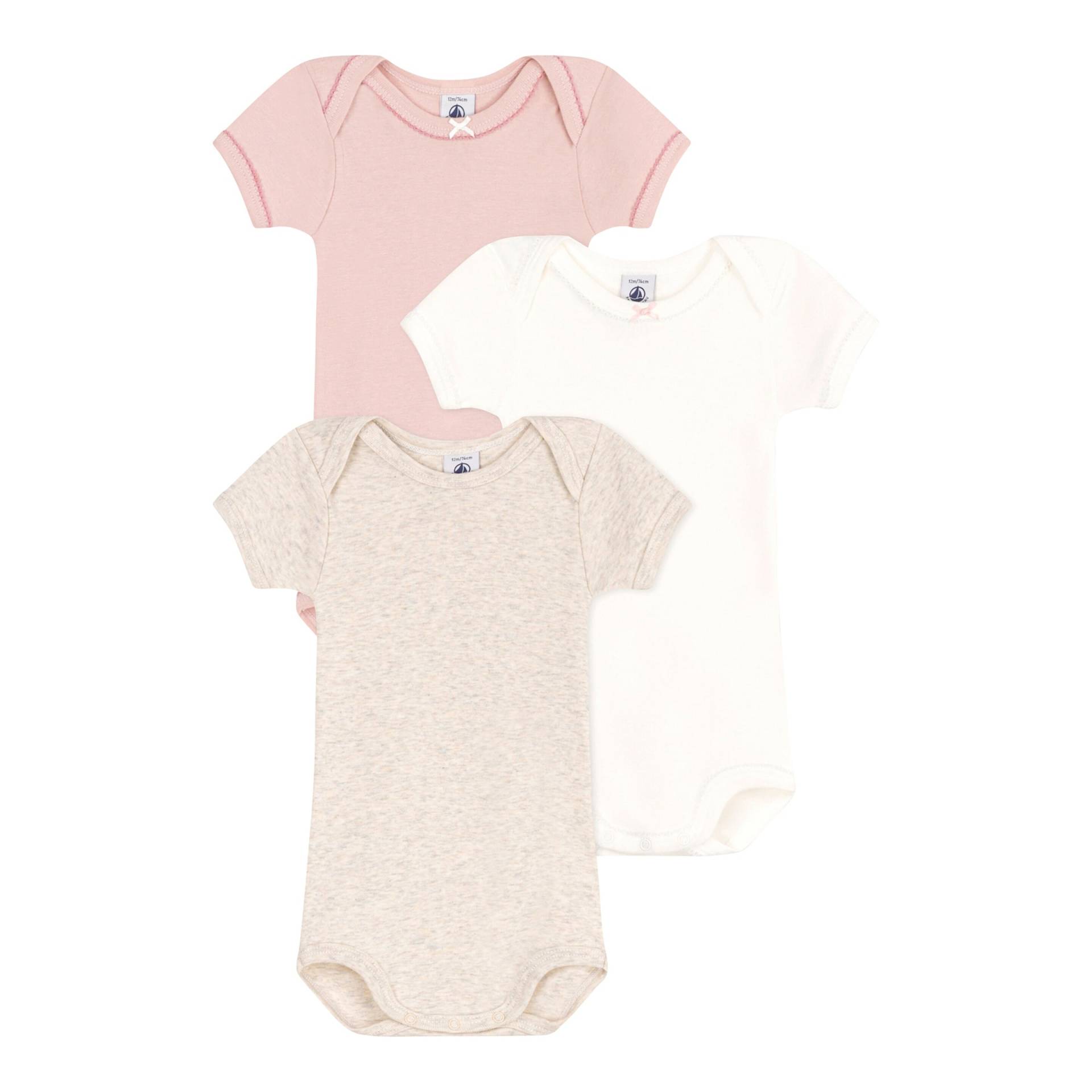 3er-Pack Bodys kurzarm 3er-Pack Bodys kurzarm von Petit Bateau