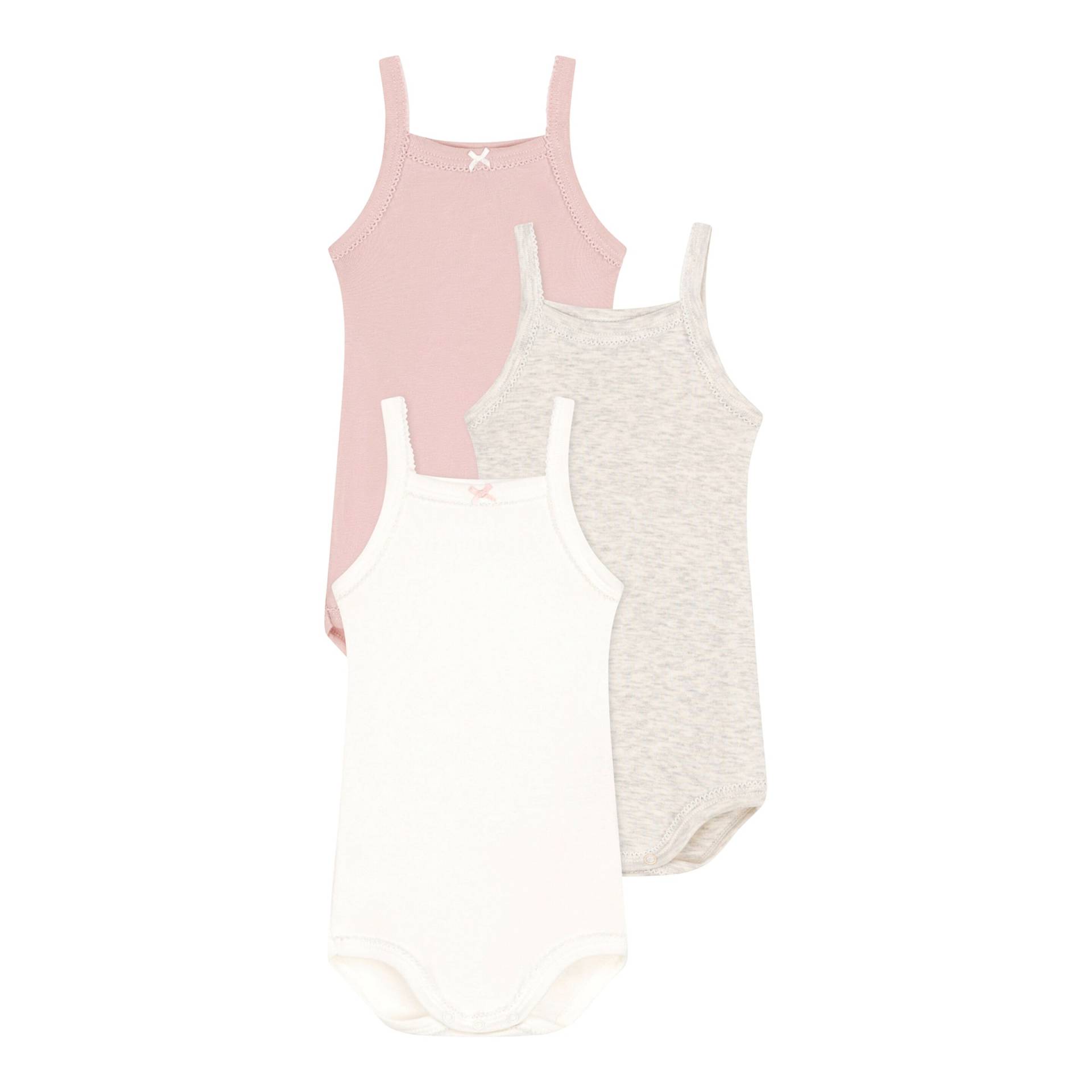 3er-Pack Bodys ohne Arm 3er-Pack Bodys ohne Arm von Petit Bateau