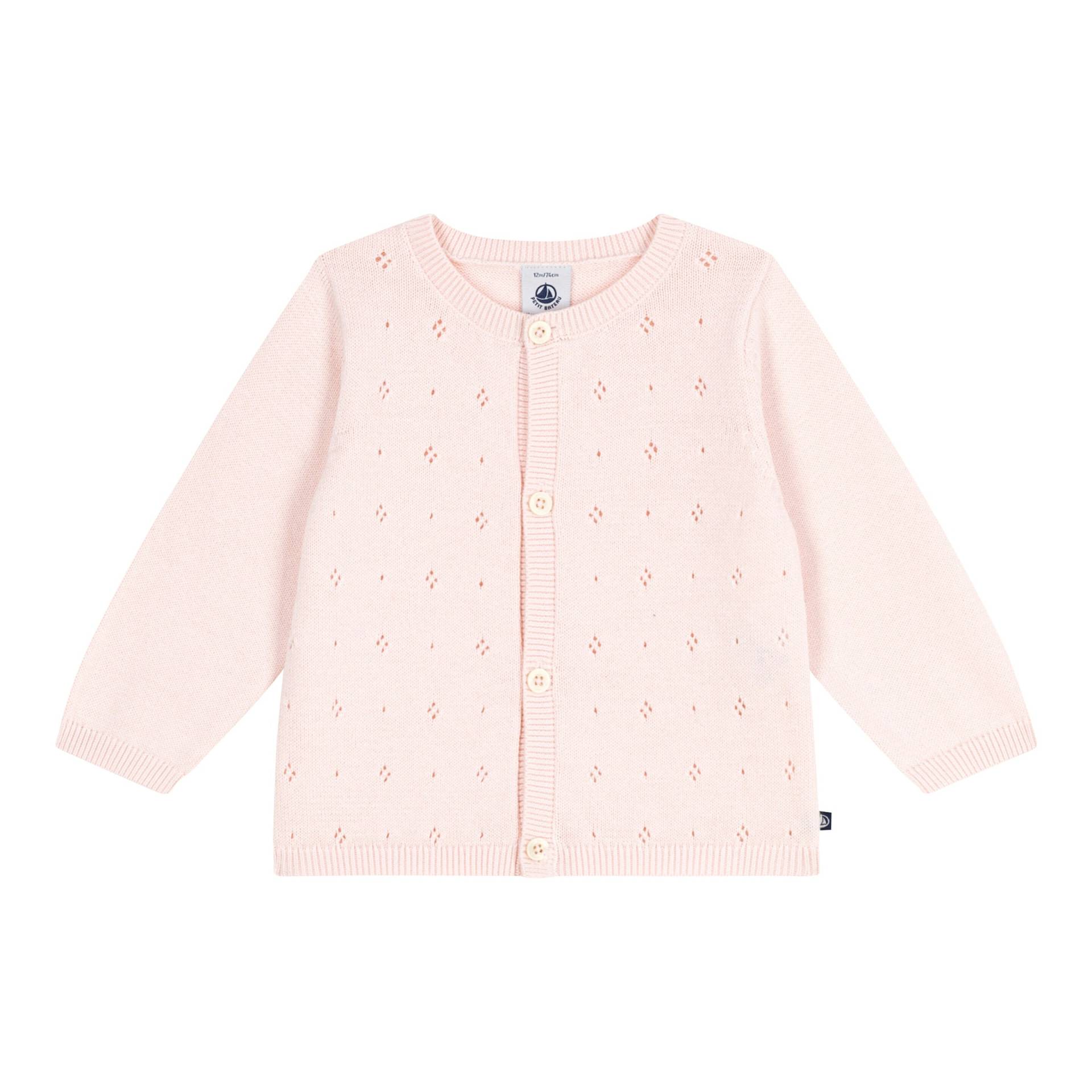 Ajour-Strickjacke Ajour-Strickjacke von Petit Bateau