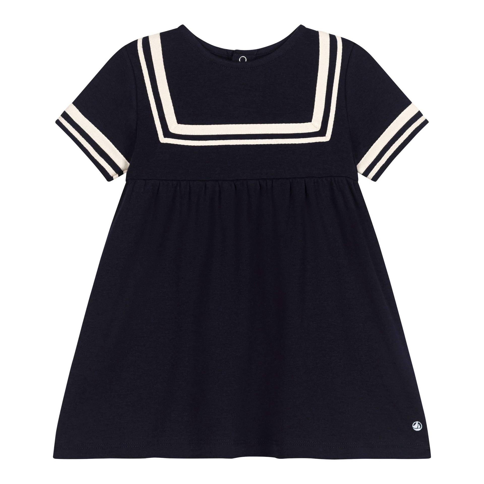 Kleid kurzarm Maritim von Petit Bateau