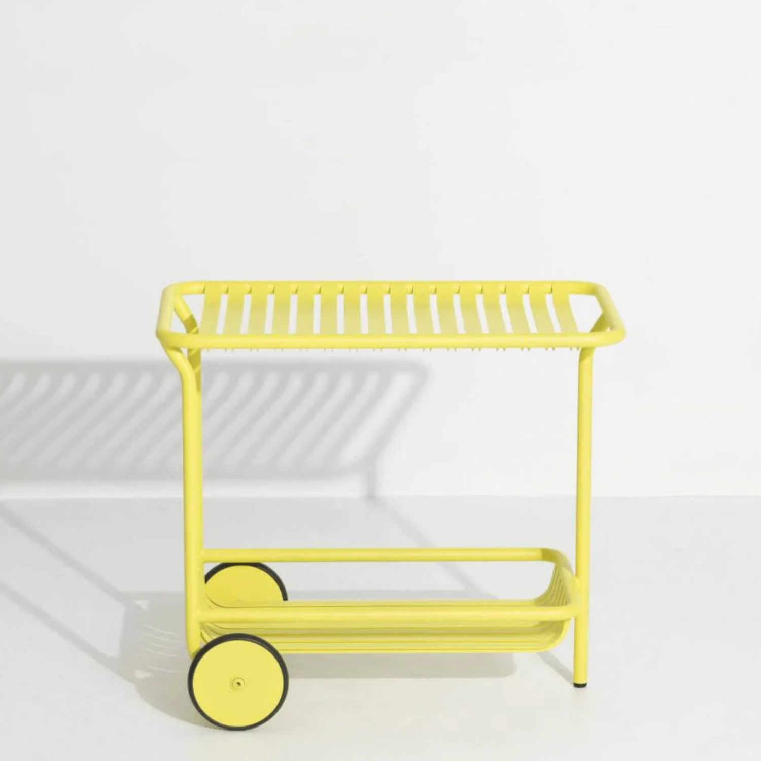 Week-End Trolley Servierwagen, Farbe gelb von Petite Friture