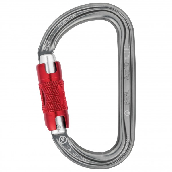 Petzl - Am'D Twist-Lock - Verschlusskarabiner grau von Petzl