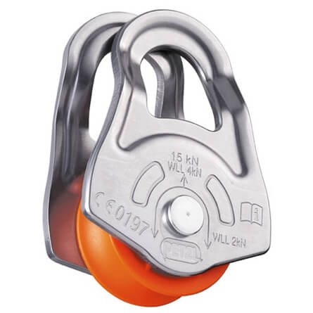 Petzl - Oscillante - Seilrolle Gr One Size grau/orange von Petzl