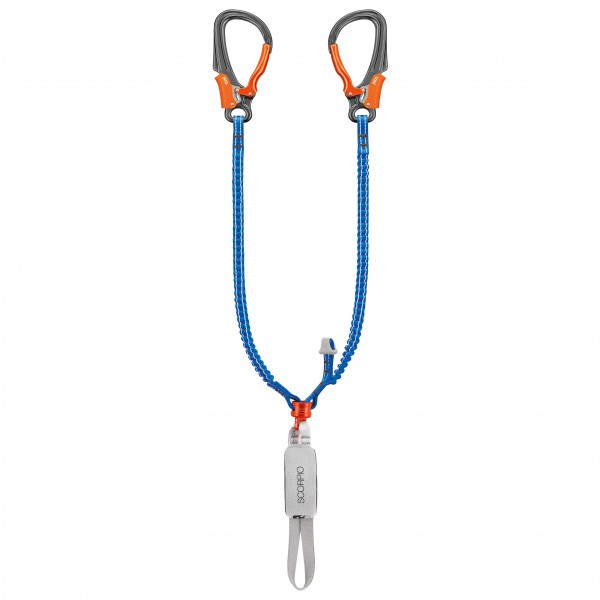Petzl - Scorpio Eashook - Klettersteigset Gr One Size grau von Petzl
