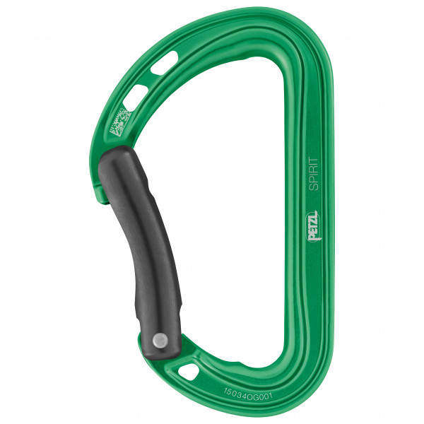 Petzl - Spirit Bent Gate - Schnappkarabiner blau;gelb;grau;grün;lila;rot von Petzl