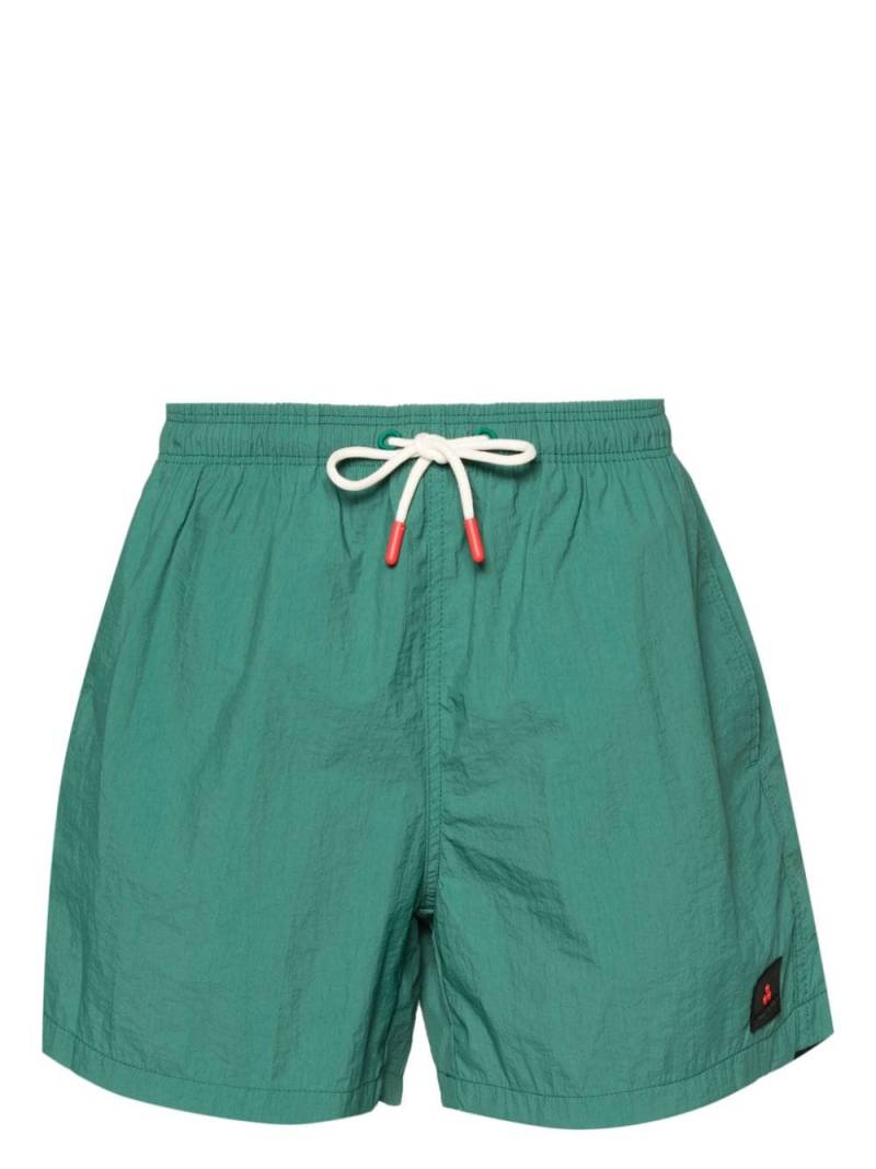 Peuterey appliqué-logo swim shorts - Green von Peuterey