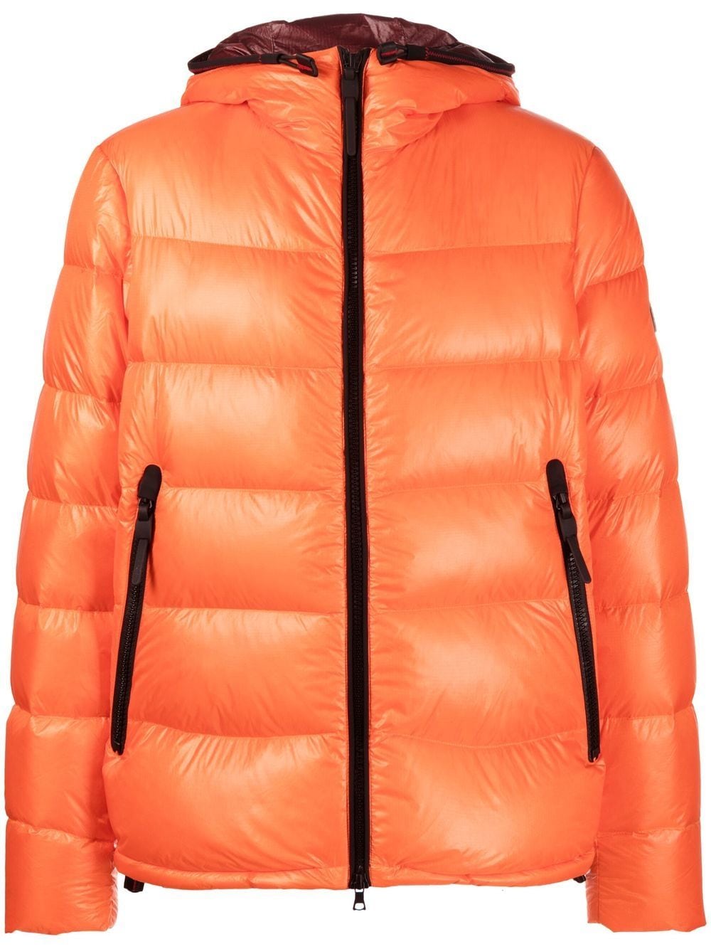 Peuterey hooded zip-up padded jacket - Orange von Peuterey