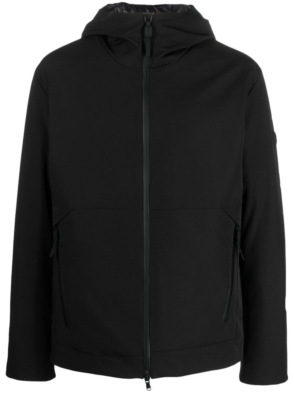 Peuterey logo-patch hooded jacket - Black von Peuterey