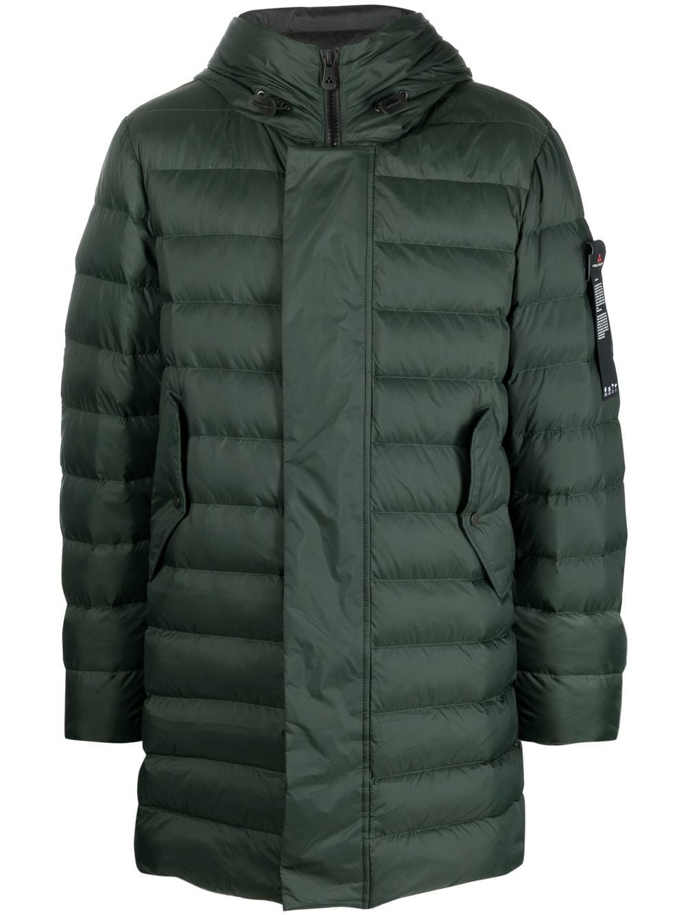 Peuterey logo-patch padded coat - Green von Peuterey