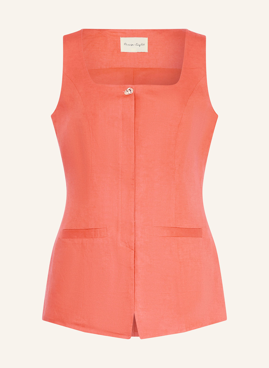 Phase Eight Blazerweste Lottie Mit Leinen orange von Phase Eight