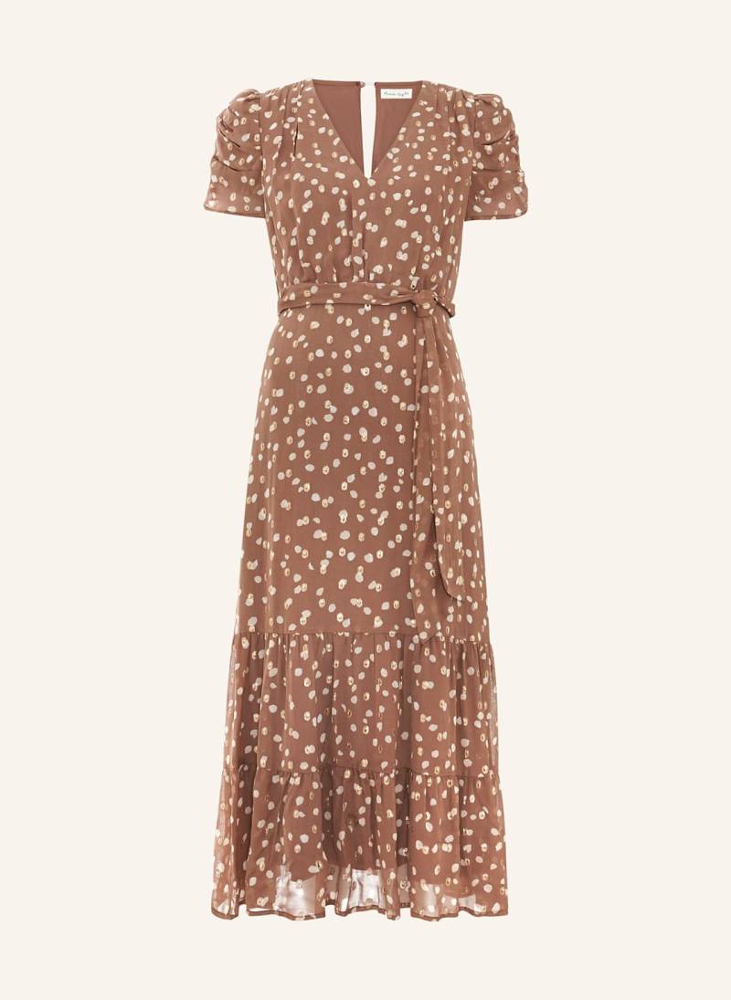 Phase Eight Kleid Amy Mit Glitzergarn braun von Phase Eight