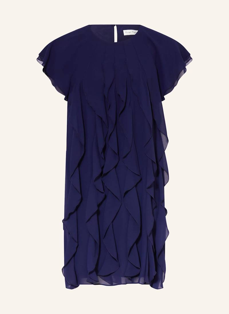 Phase Eight Kleid Claudette Mit Volants blau von Phase Eight