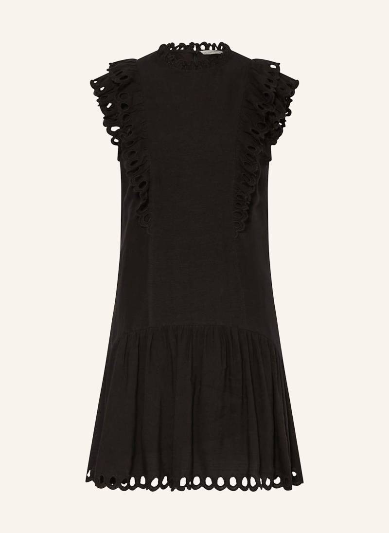 Phase Eight Kleid Reena Mit Leinen schwarz von Phase Eight