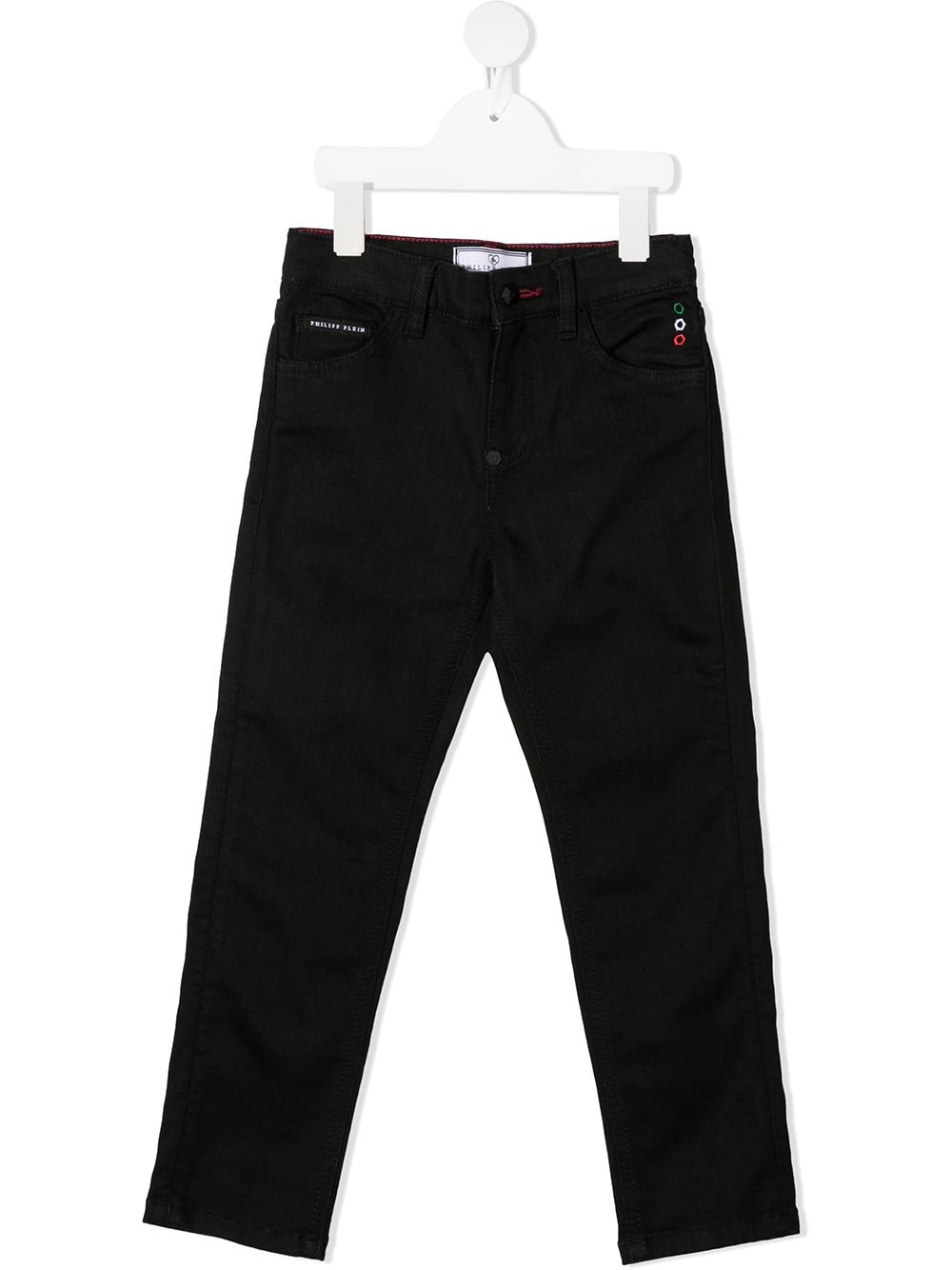 Philipp Plein Junior Istitutional straight leg jeans - Black von Philipp Plein Junior