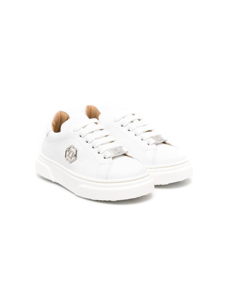 Philipp Plein Junior The Plein low-top sneakers - White von Philipp Plein Junior