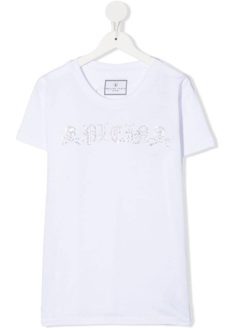 Philipp Plein Junior embellished short-sleeve T-shirt - White von Philipp Plein Junior