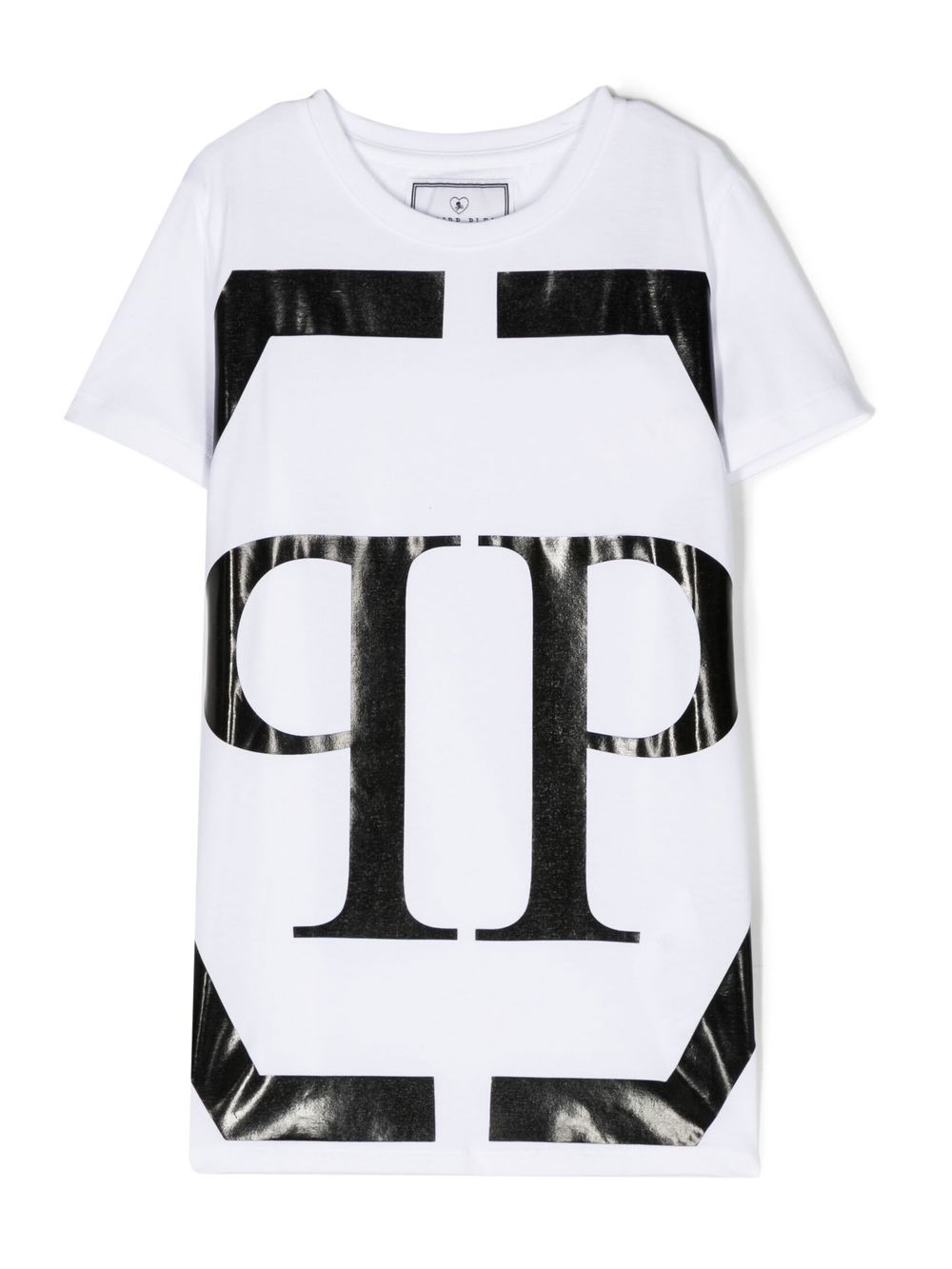 Philipp Plein Junior logo-print detail T-shirt - White von Philipp Plein Junior