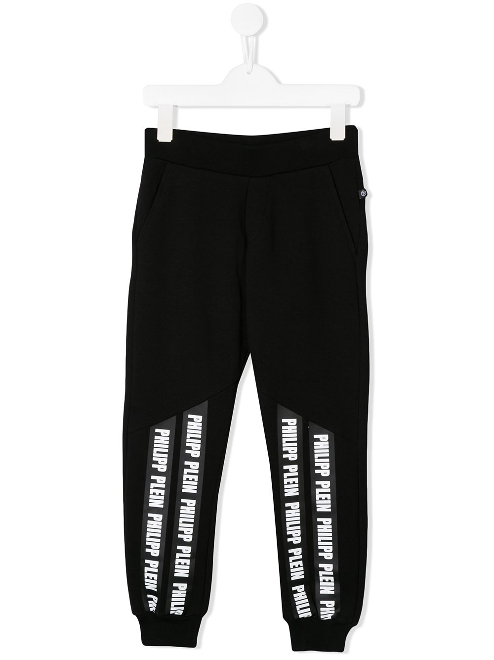 Philipp Plein Junior logo tape joggers - Black von Philipp Plein Junior