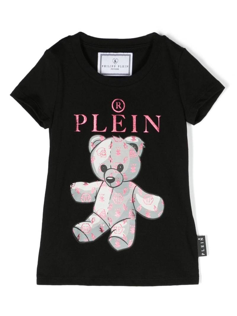 Philipp Plein Junior teddy bear print T-shirt - Black von Philipp Plein Junior