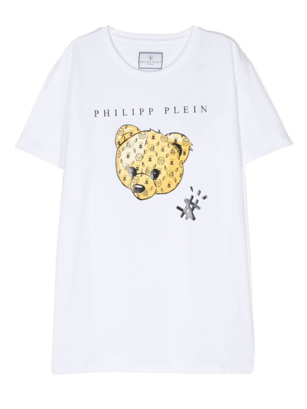 Philipp Plein Junior teddy bear-print T-shirt - White von Philipp Plein Junior