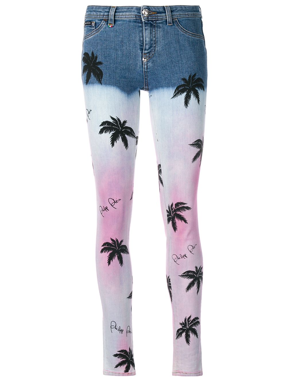 Philipp Plein Aloha Plein skinny jeans - Blue von Philipp Plein