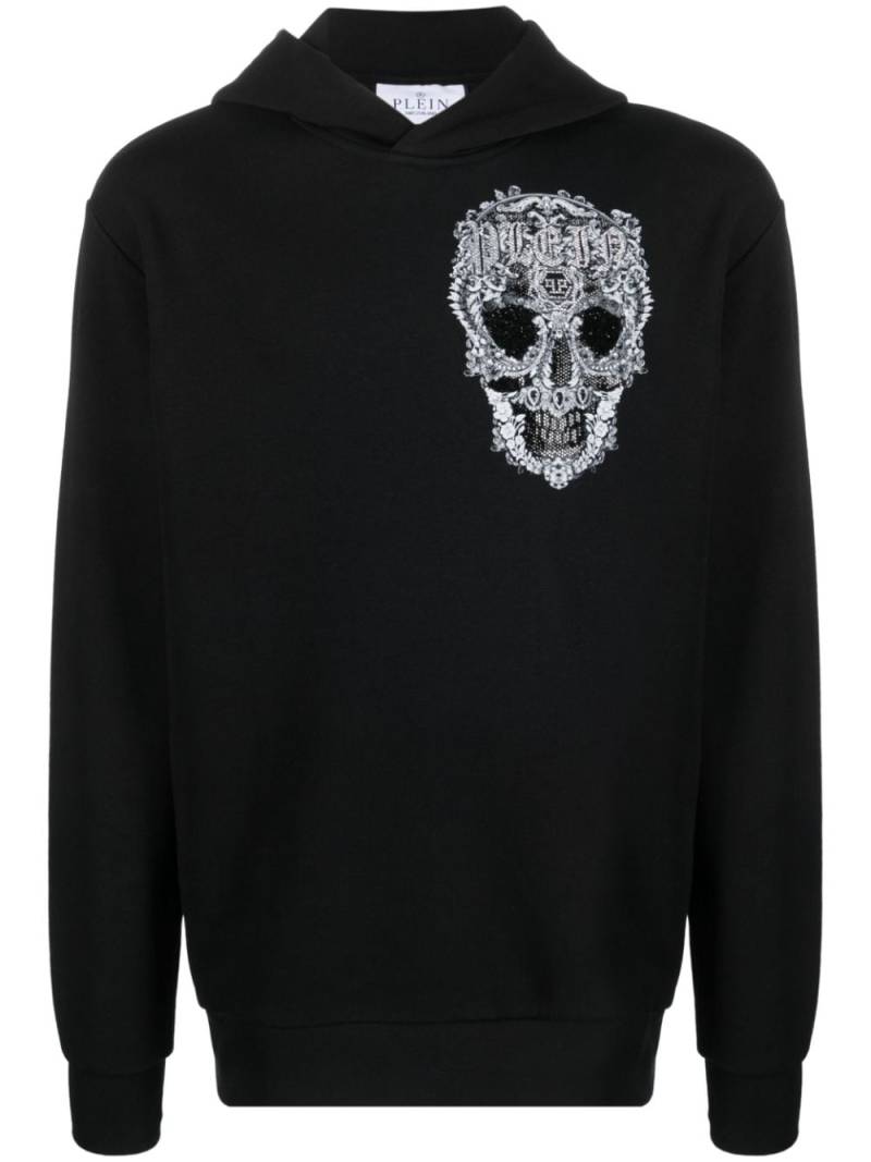 Philipp Plein Baroque Skull cotton hoodie - Black von Philipp Plein