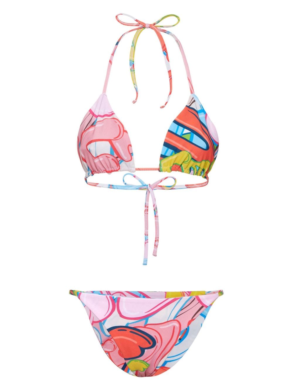 Philipp Plein Bombing Graffiti bikini - Pink von Philipp Plein