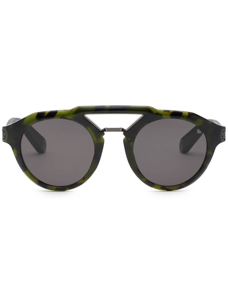 Philipp Plein Brave round-frame sunglasses - Green von Philipp Plein