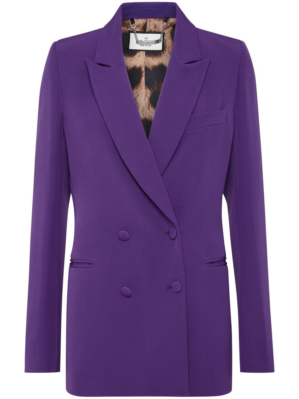 Philipp Plein Cady double-breast blazer - Purple von Philipp Plein