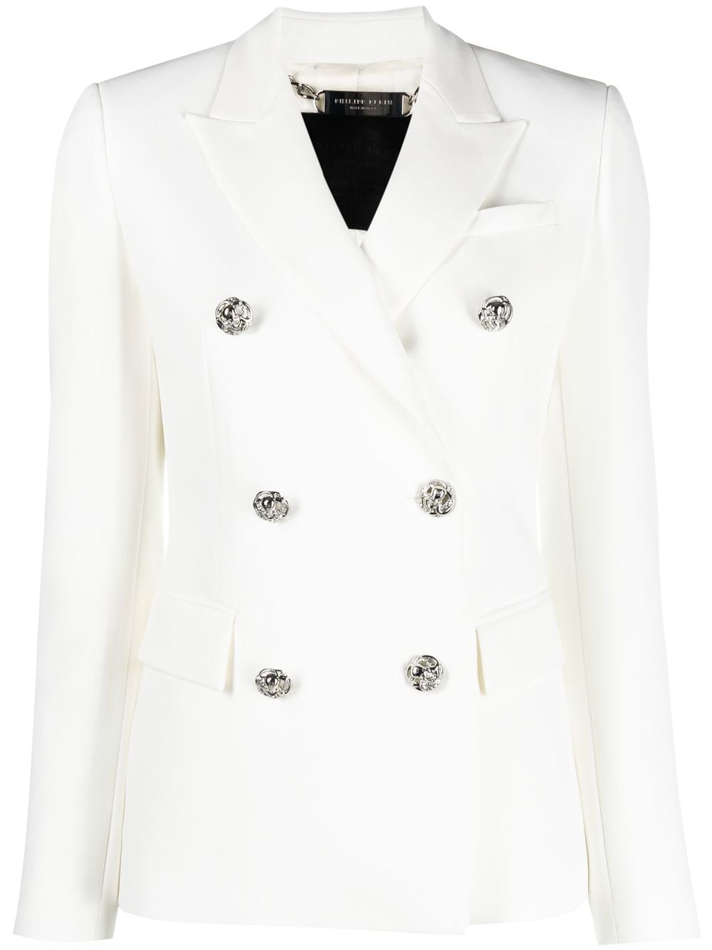 Philipp Plein Cady double-breasted blazer - White von Philipp Plein