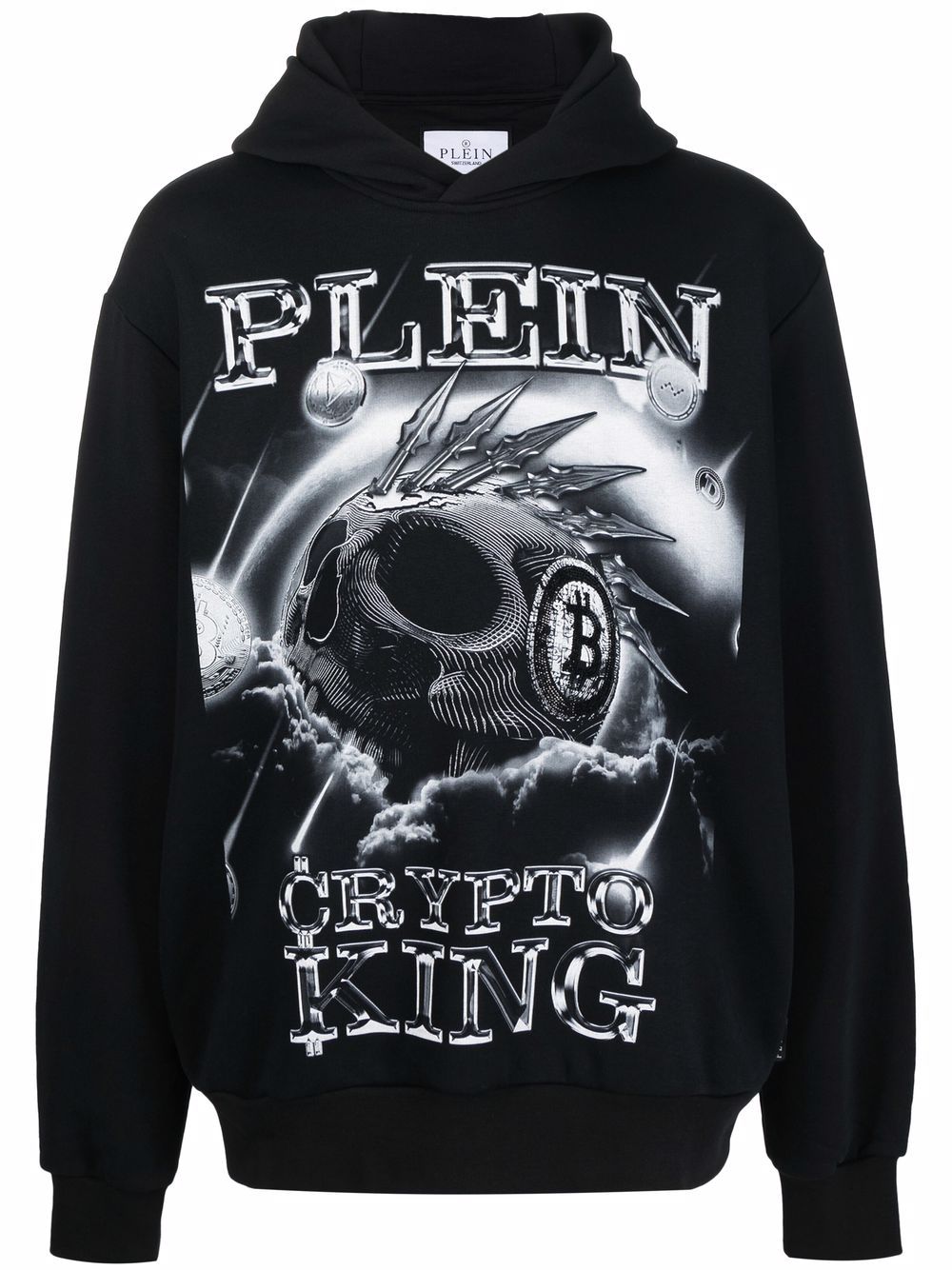Philipp Plein 'Crypto King' hoodie - Black von Philipp Plein