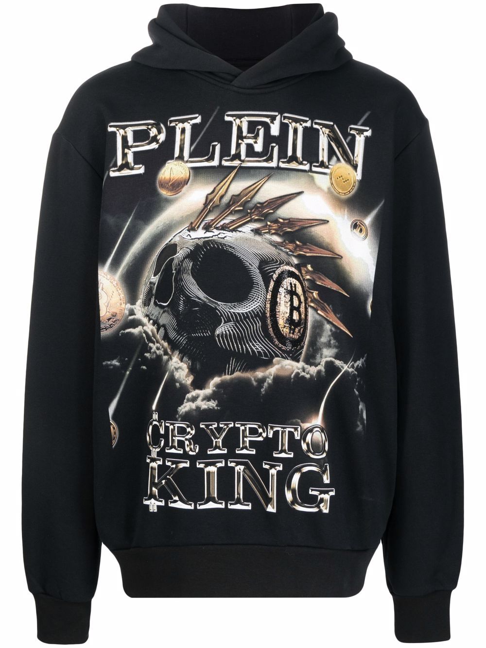 Philipp Plein 'Crypto King' hoodie - Black von Philipp Plein