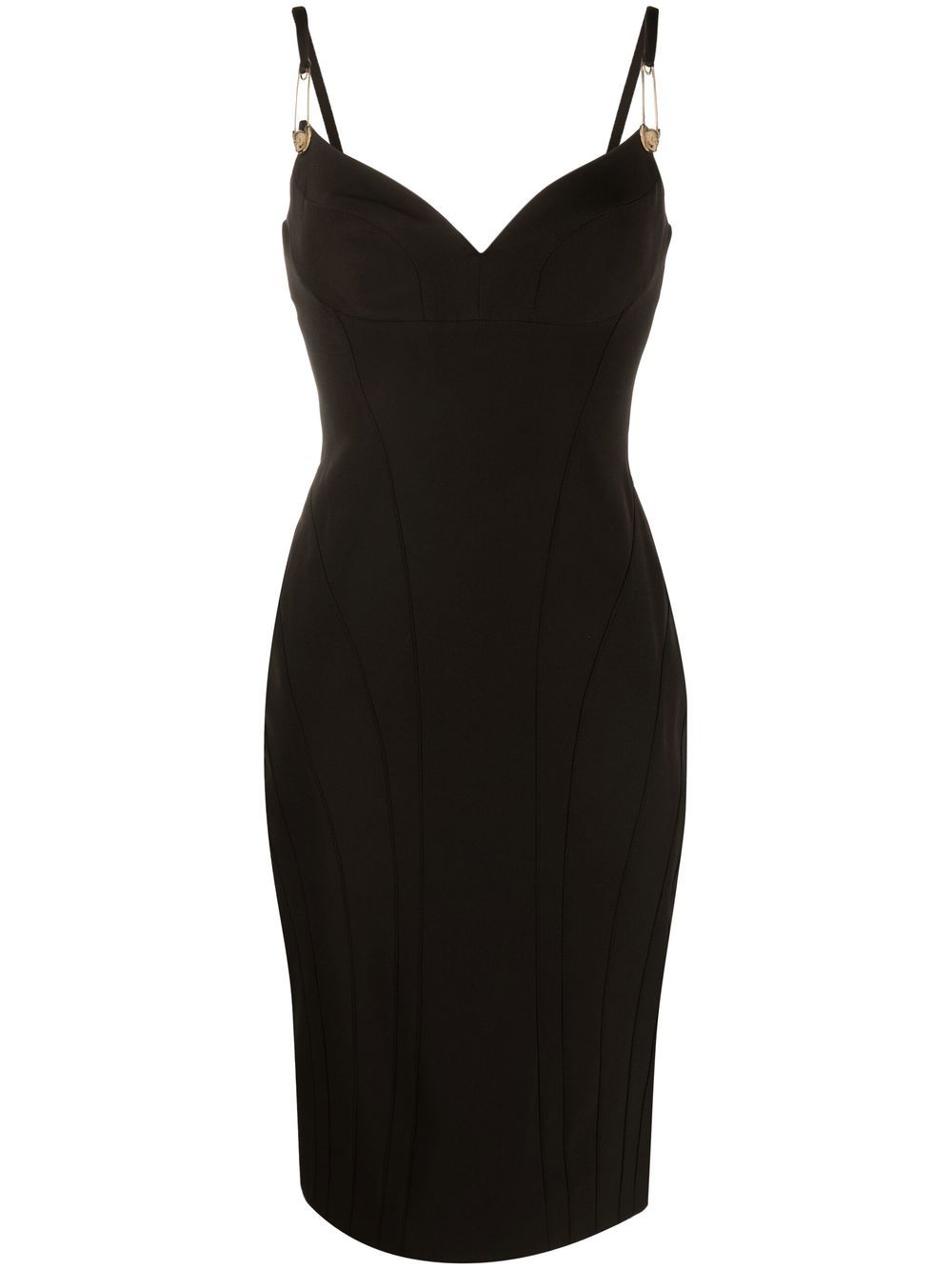 Philipp Plein Cut midi dress - Black von Philipp Plein