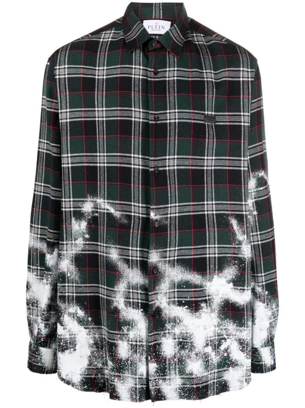 Philipp Plein Dandy tartan-check shirt - Green von Philipp Plein