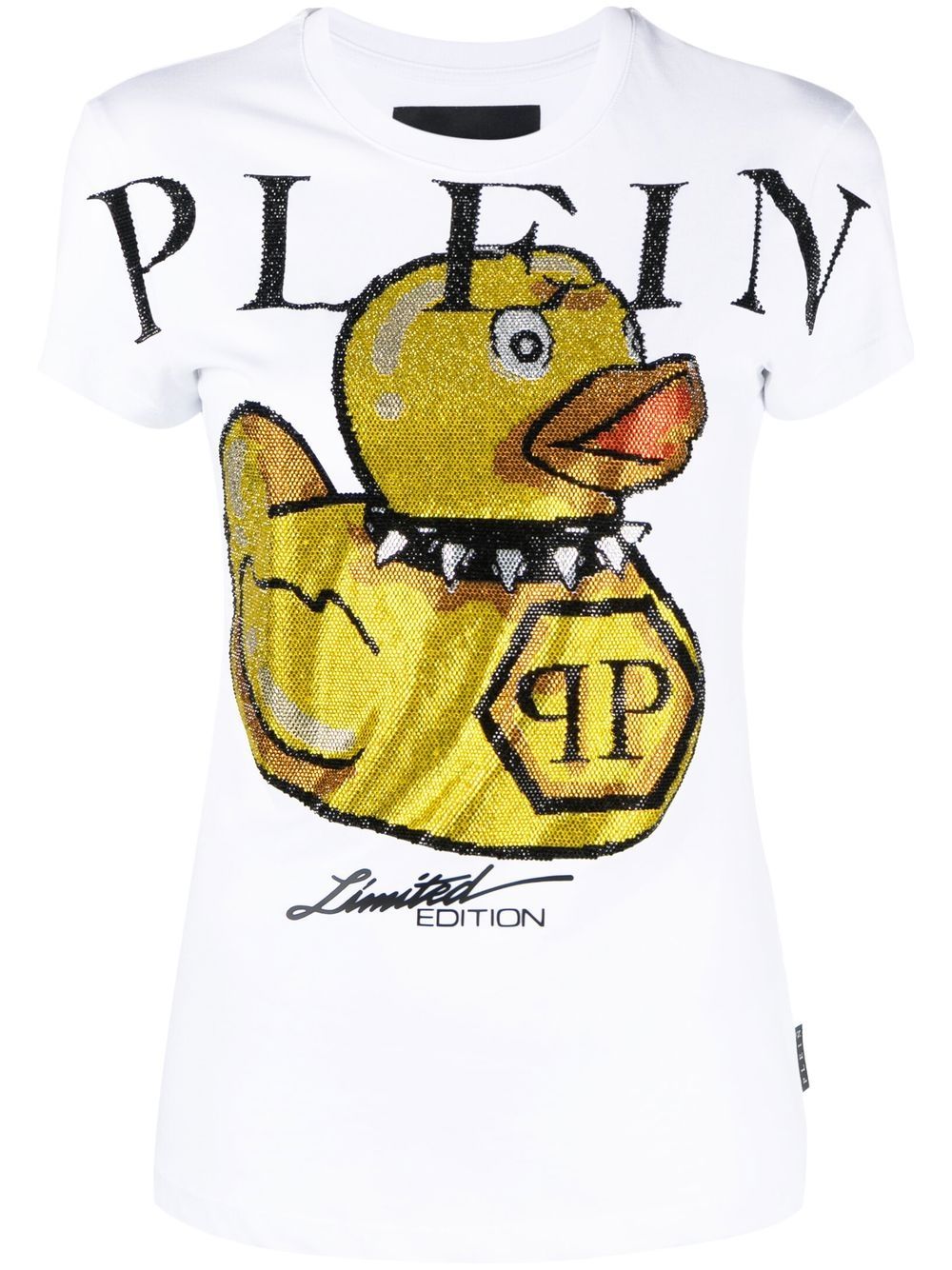 Philipp Plein Duck round-neck T-shirt - White von Philipp Plein